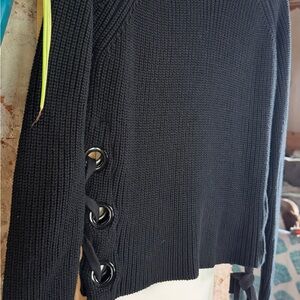 Blue Blush Charcoal Crew Neck Sweater